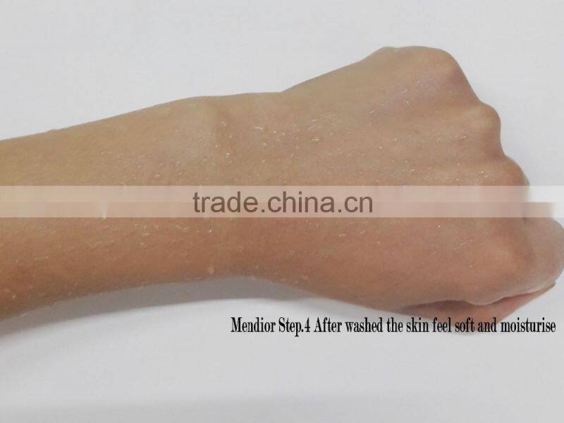 Mendior Natural Activated charcoal scrub face exfoliating black bamboo powder dry body scrub dead skin,OEM custom brand,200g