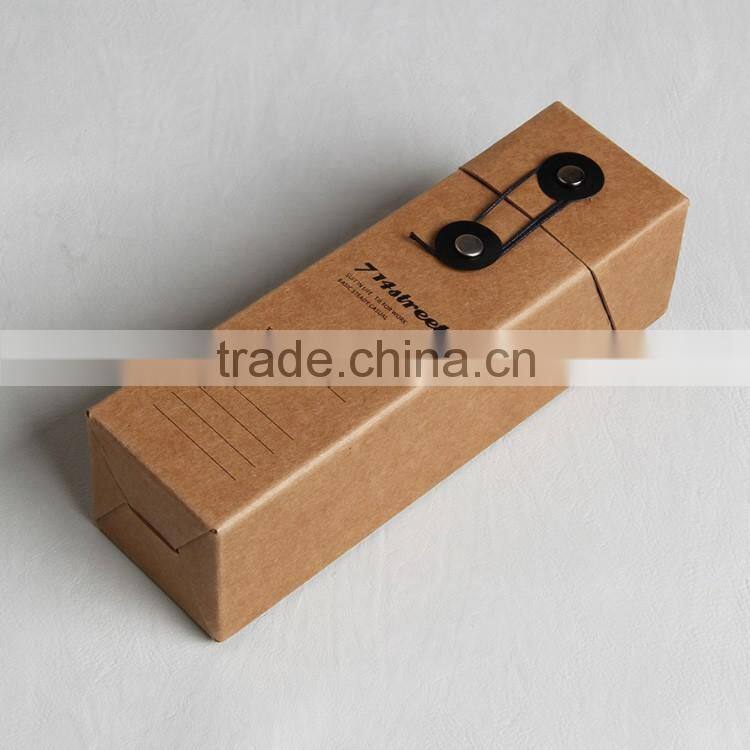 China credible factory produce packaging box with matte corrugated paper for clothing ornaments