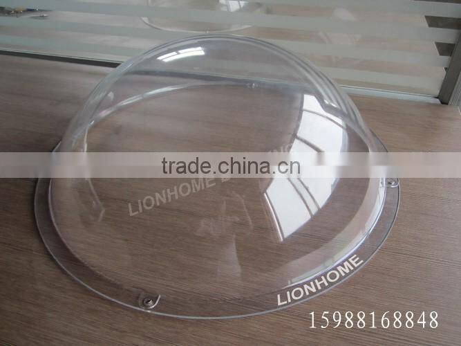 3mm uniform wall thickness 21" UV resistant clear Polycarbonate domes by injection moulding method