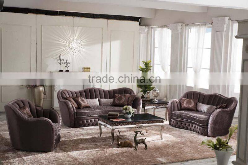 high quality AL042 antique classic fabric sofa