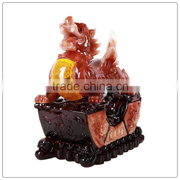 Jade color Resin Pi Sou , fengshui pixiu statue hot sales