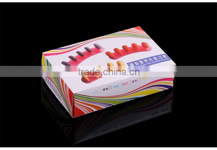 hot sales nail art artificial nail practice frame