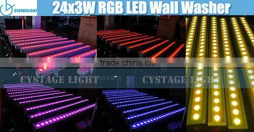 24X 3W Moving head Light,LED Outdoor wall wash light cheap price