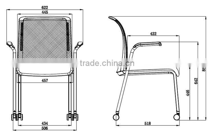 ZNS 808AHL mesh student trainning chair