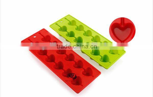 Eco-friendly high quality flexible 100% food grade silicone glass ice mold