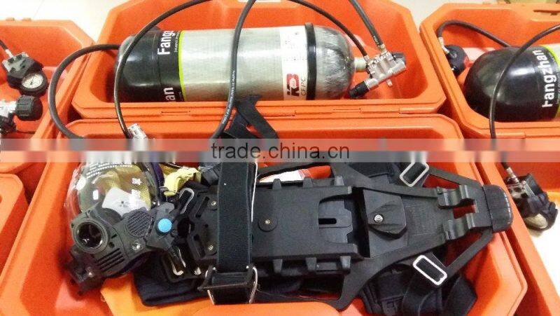 CE/EC approved 6.8L Breathing apparatus with communication device