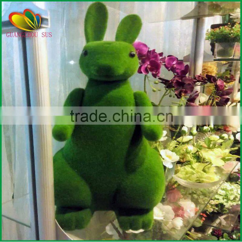 2015 Chinese cheap mini artificial grass animal for garden decoration