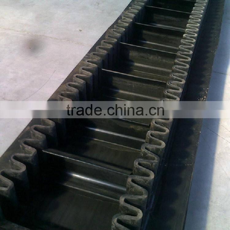 Alibaba top sellers rubber food sidewall conveyor belt cargo alibaba