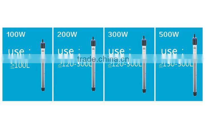 Newest explosion-proof cheapest 50W 100W 200W 300W aquarium glass heater