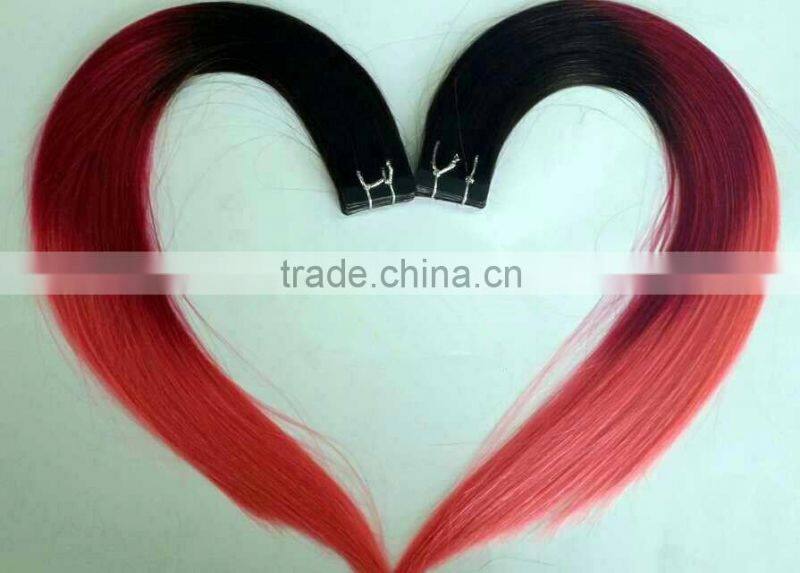 wholesale beautiful color extension hair weft made of pure brazilian human hair