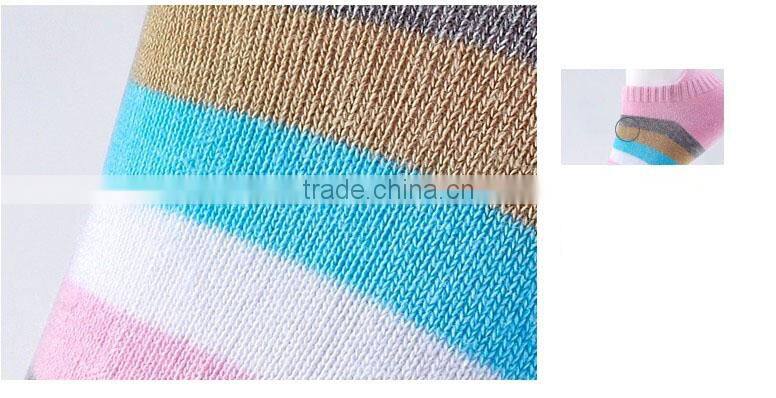 Colorful Stripe Five Toe socks