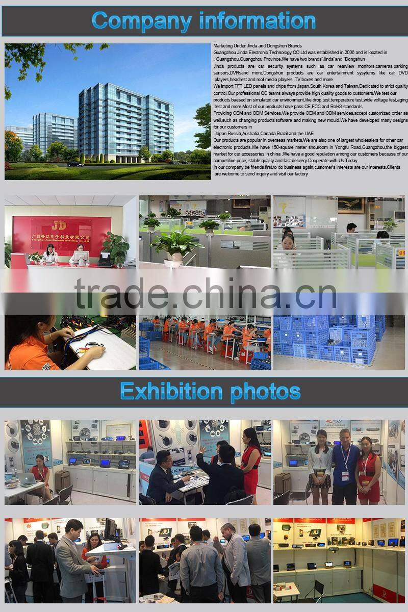 Waterproof IP 67, 170 degree multi view car camera with braket,hot selling