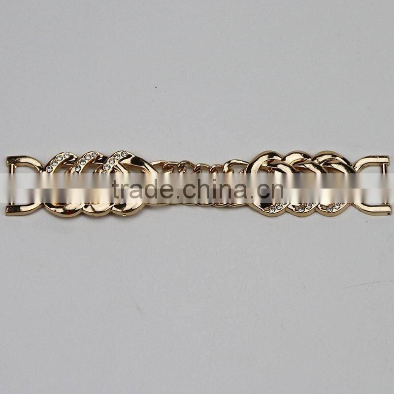 Zinc alloy metal belt buckle for garment, metal chain buckle for bag and shoe