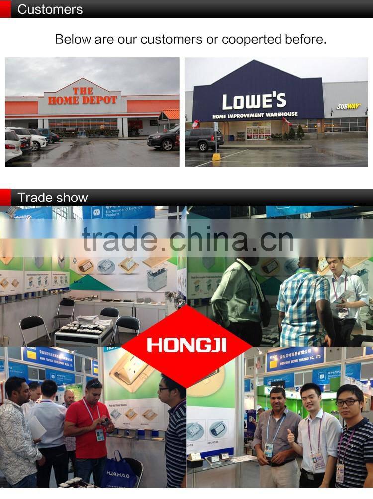 UL CUL listed 120V 20A 60HZ usb plug wall socket with USB charger