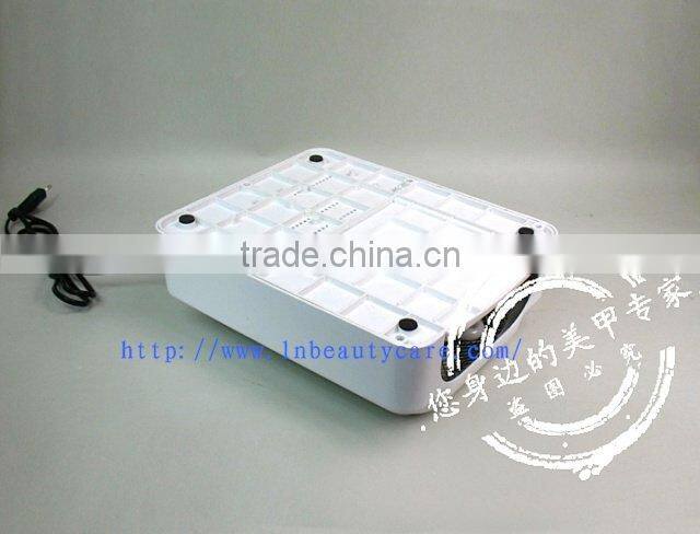 24W nail LED uv lamps can cure all five fingers well, curing both uv gel and led gel