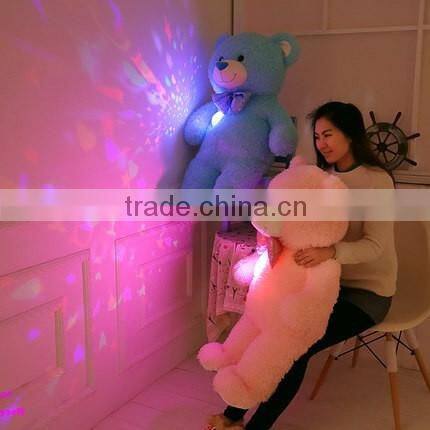 Soft teddy bear toy projection ceiling light