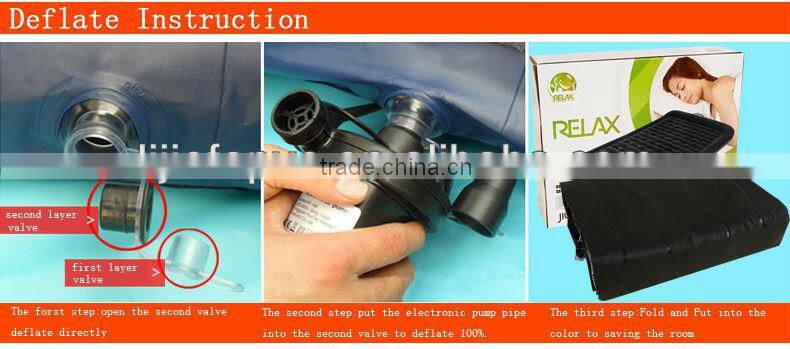 inflatable flocked mattress