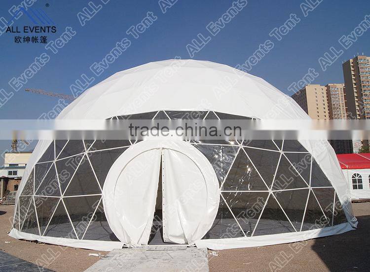 Factory direct sale 15m dome tent for fashion shows