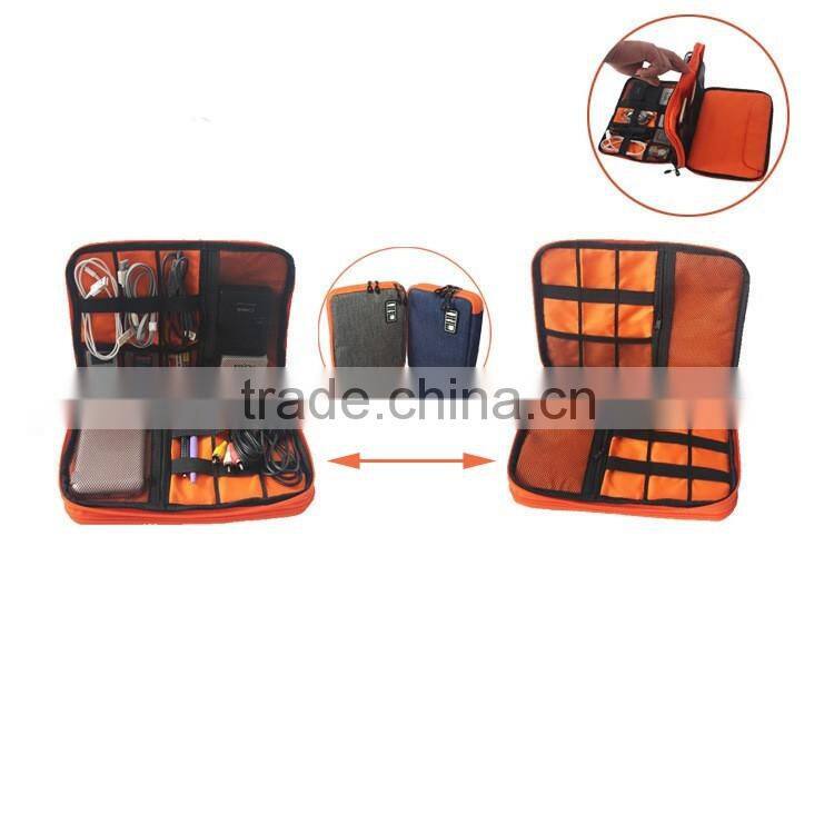 Electronic Accessories Organizer Case Cable USB Drive Organizer Bag Portable Travel Organizer