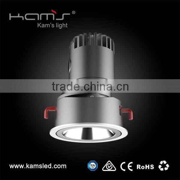 Whosale High power 30W Dimmable COB LED Downlight for hotel