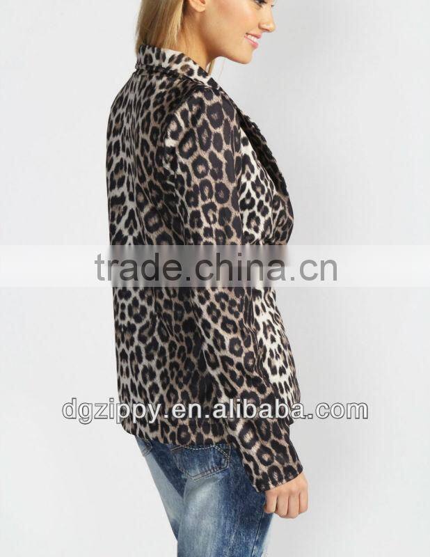 Leopard Print latest jacket women