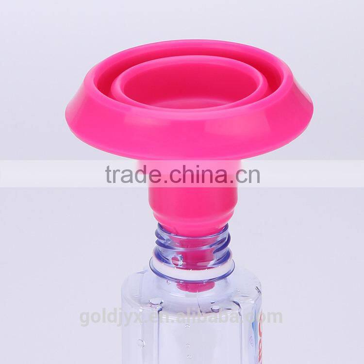 custom made food grade funnel food safe mini cooking silicone funnel collapsible silicone funnel