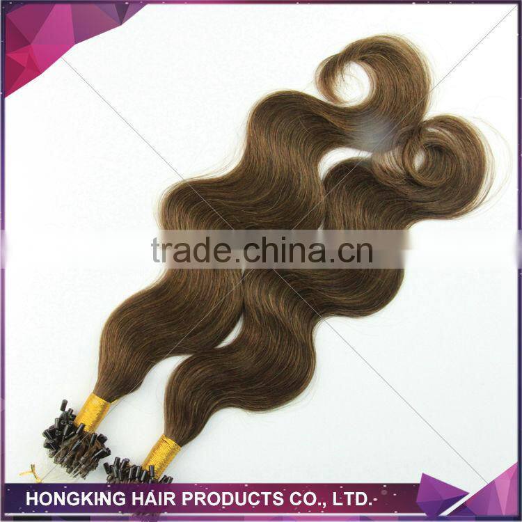 brazilian human hair extensions micro loop hair extension natural hair extensions