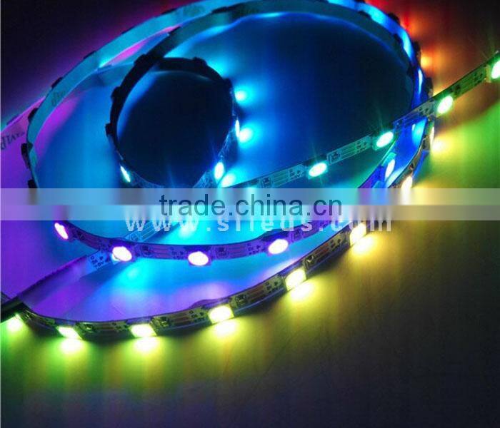 addressable led digital flexible strip with 5v ws2811 ic 60 smd 5050 waterproof led stripe(ws2812b)