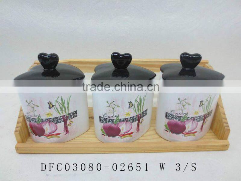 2016 new design ceramic teapot with cups