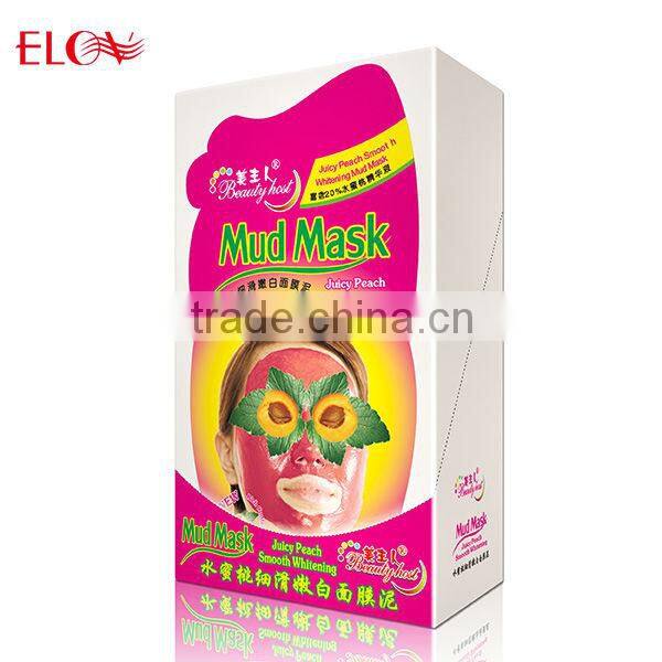 Juicy peach smooth whitening mud face mask