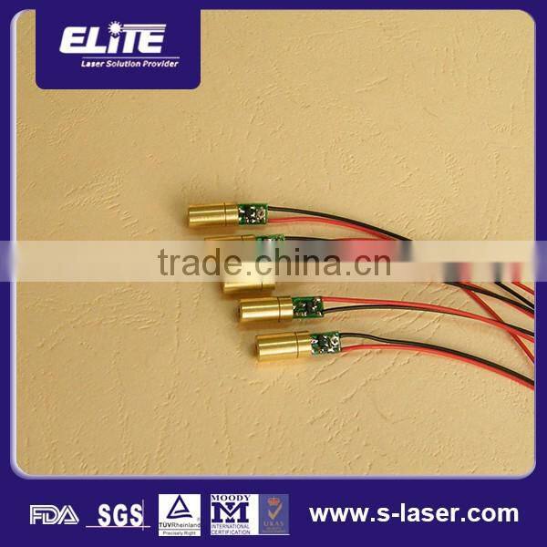 Wide work temperature China alunimium anodized/brass diode laser,green laser module