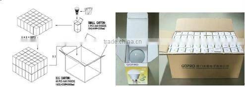 led light bulb 9w from xiamen Gopro led light for office, factories and supermaket