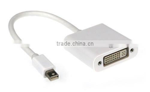 30cm White color Mini DisplayPort Display Port to DVI Adapter Cable Converter - NEW