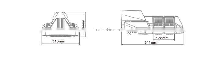 VR 2016 60w energy saver ip65 Bridgelux outdoor led street light