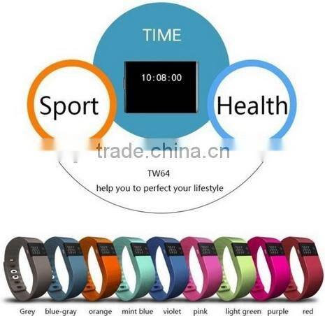 New 2015 Hot sale smartband/ smart wristband/ smart bracelet watch Smart band tw64