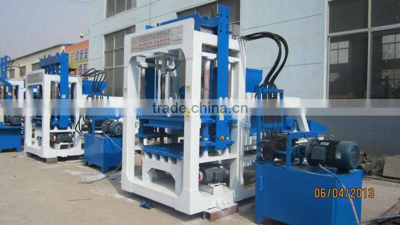 QTY6-15B Automatic cement fly ash interlocking brick machine hollow paving interlocking Automatic brick making machine