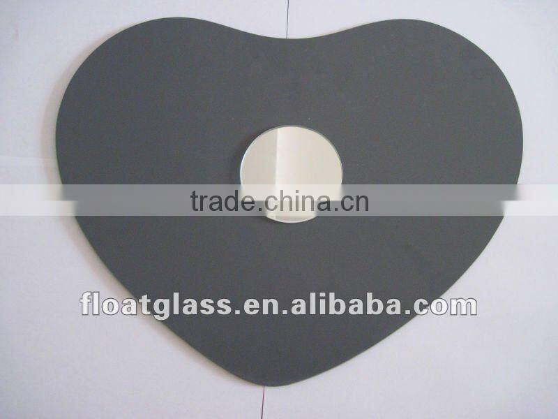 Fancy heart shape Silver Mirror