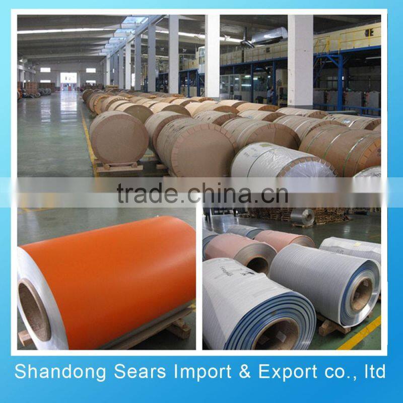 decoration smp pe pvdf feve roofing 3003 color prepainted aluminium coil