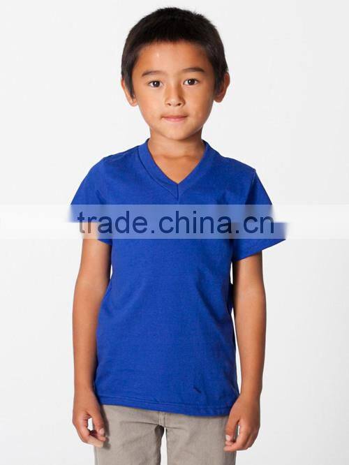 2015 new design custom 100% cotton t shirt for kids with your logo