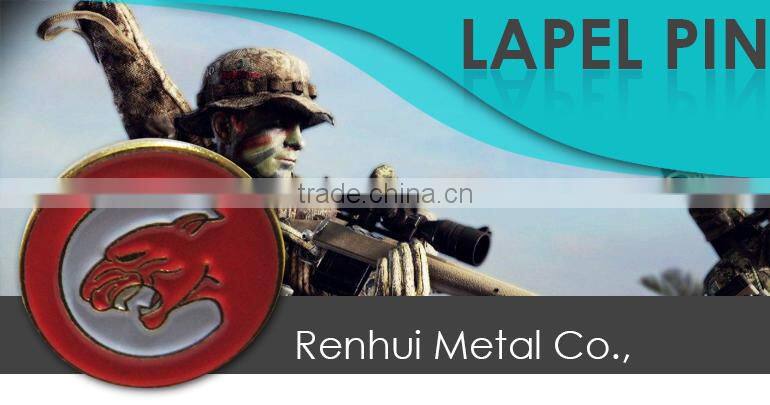 Supply cheapest custom souvenir russia military metal lapel pin badge