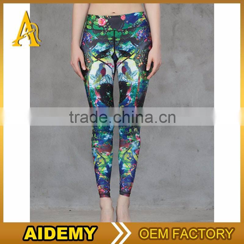 custom leggings printed sport fitness yoga pants legging women running tight