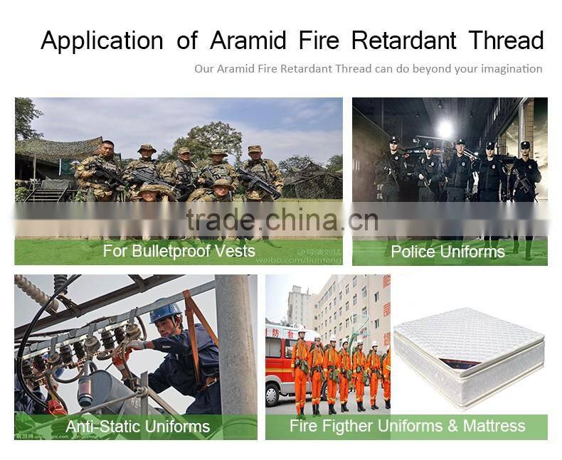 Meta-aramid sewing thread 20S/3 high strength and heat resistance feature