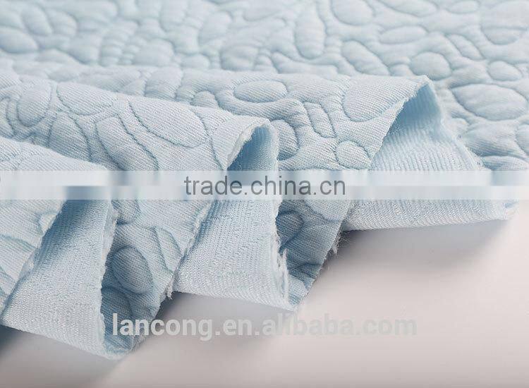 China supplier Women's Clothing Spandex Clothing jacquard velour fabric