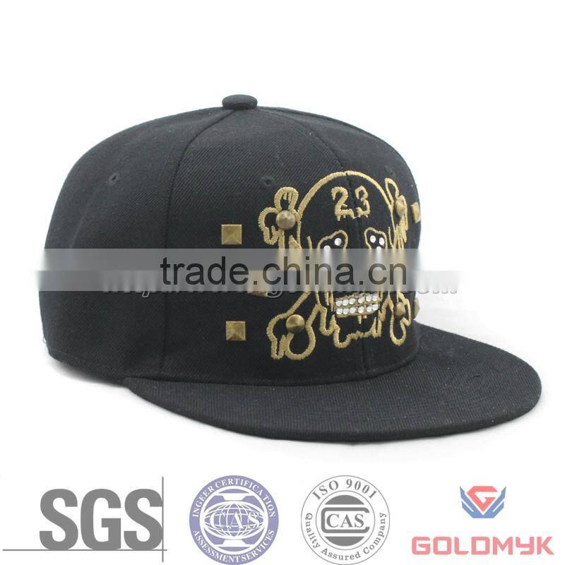 Custom Fitted Cap with Flat Bill