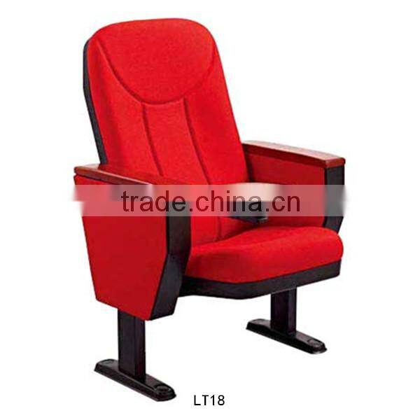 Folding theater seats High back chairs with writing pad Church chair for sale LT19