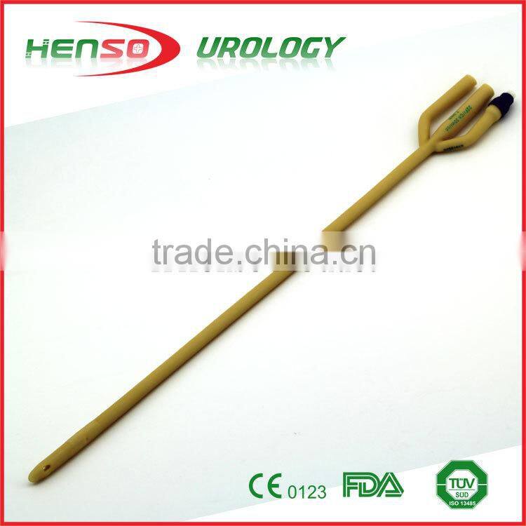 Three way (3 way) Standard Latex Foley Catheter