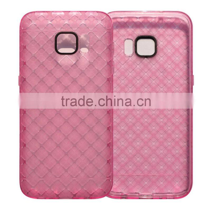 Free sample mobile acessories rhombus design soft TPU phone case for sumsung s7