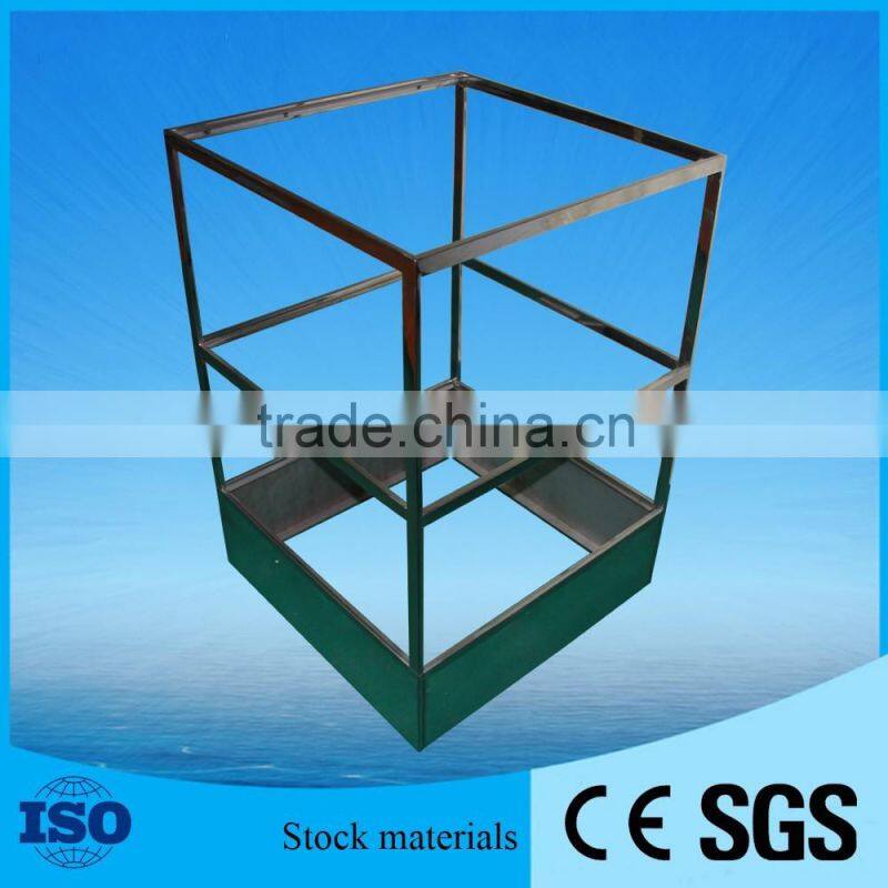 3 layers Detachable Flooring Metal/Stainless Steel Clothes Display Rack