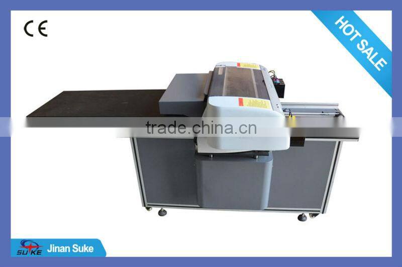 Latest 1440 dpi 8color UV Flatbed Printer on rigid,flexible,flat,corrugated media