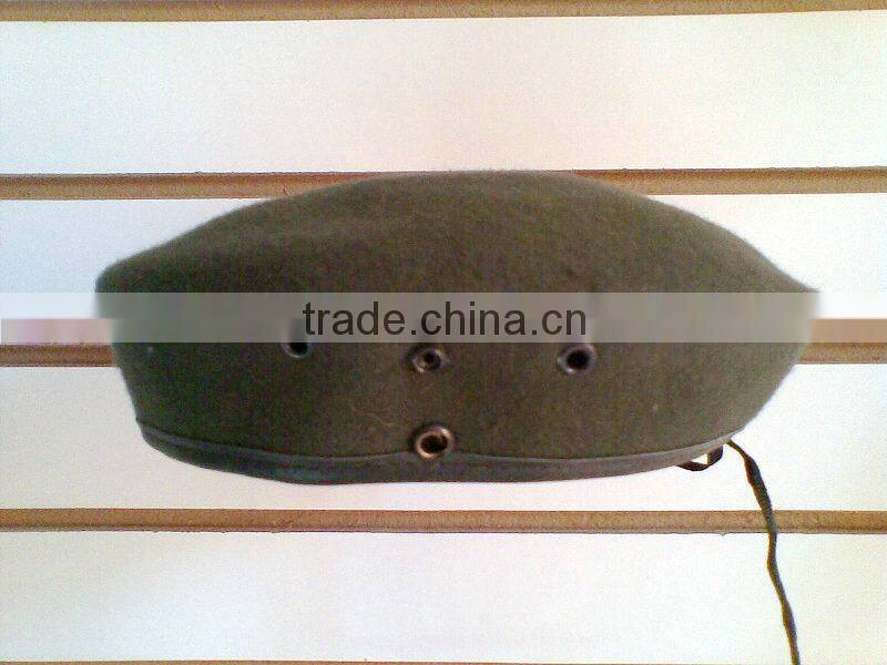 100%wool felt beret hats
